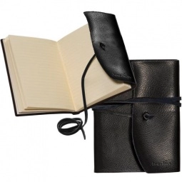 Black Americana Leather Wrapped Debossed Journal