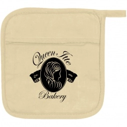 Natural Quilted Cotton Canvas Promotional Pot Holder
