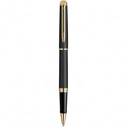 Matte Black/Gold Trim Waterman Hemisphere Rollerball Custom Pen 