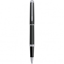 Matte Black/Chrome Trim Waterman Hemisphere Rollerball Custom Pen 