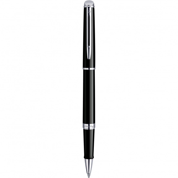 Black Lacquer/Chrome Trim Waterman Hemisphere Rollerball Custom Pen 