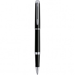 Black Lacquer/Chrome Trim Waterman Hemisphere Rollerball Custom Pen 