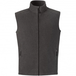 Heather Charcoal Core365 Journey Fleece Custom Vest - Men's