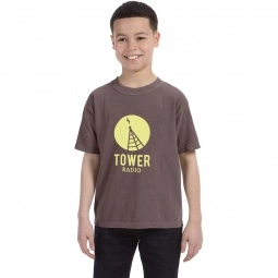 Chocolate Comfort Colors Garment Dyed Custom T-Shirts - Youth