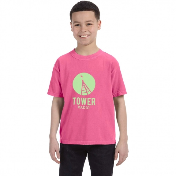 Crunchberry Comfort Colors Garment Dyed Custom T-Shirts - Youth