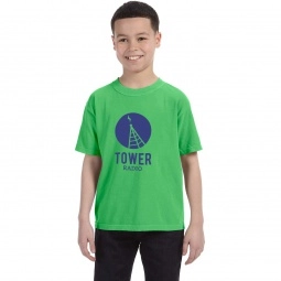 Neon Green Comfort Colors Garment Dyed Custom T-Shirts - Youth