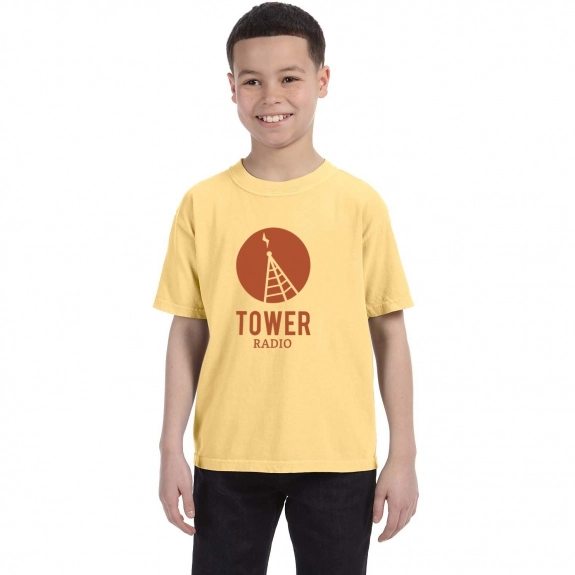 Butter Comfort Colors Garment Dyed Custom T-Shirts - Youth