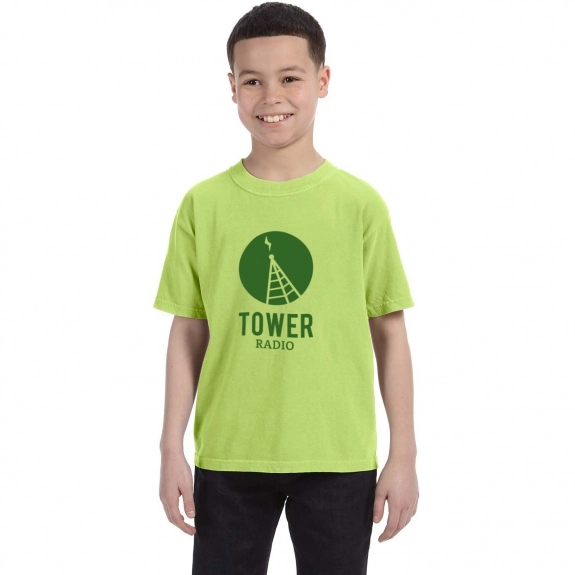 Kiwi Comfort Colors Garment Dyed Custom T-Shirts - Youth