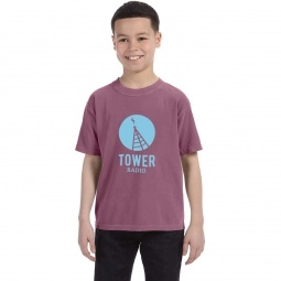 Berry Purple Comfort Colors Garment Dyed Custom T-Shirts - Youth
