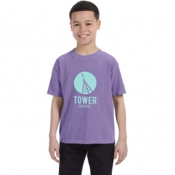 Lilac Comfort Colors Garment Dyed Custom T-Shirts - Youth