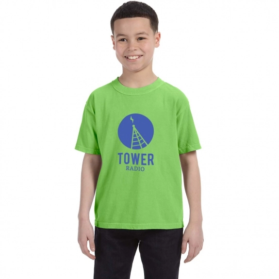 Lime Comfort Colors Garment Dyed Custom T-Shirts - Youth