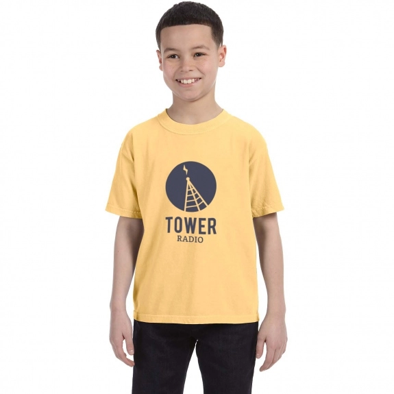 Squash Comfort Colors Garment Dyed Custom T-Shirts - Youth