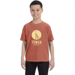 Copper Comfort Colors Garment Dyed Custom T-Shirts - Youth