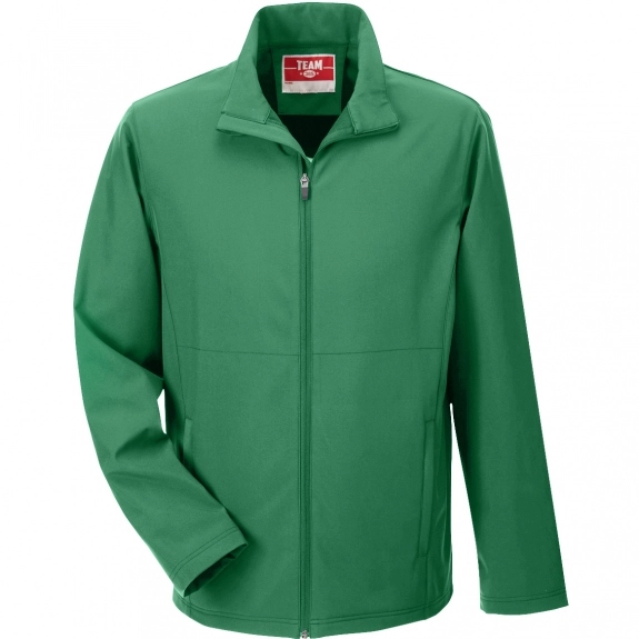 Dark Green Team 365 Soft Shell Custom Jackets - Men's