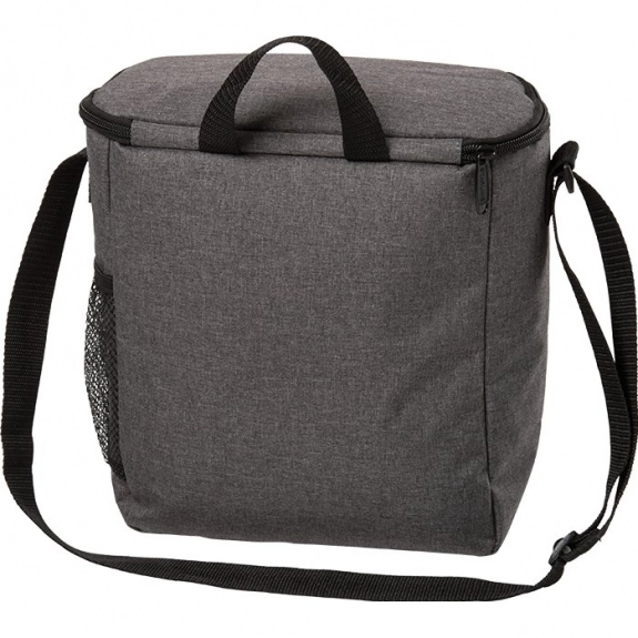 Back - Heather Promotional Cooler Bag - 12 Can