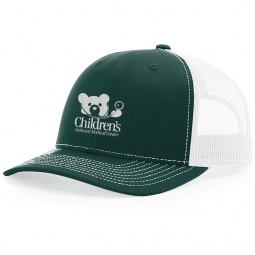 Dark Green/White Richardson Trucker Snapback Custom Hat
