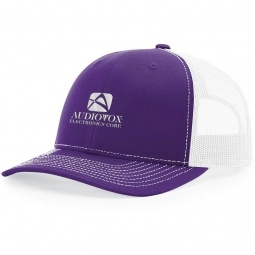 Purple/White Richardson Trucker Snapback Custom Hat