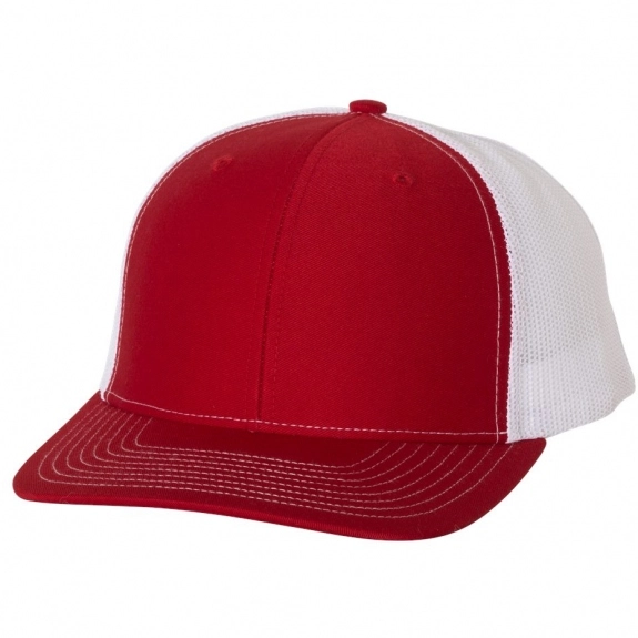 Red/White Richardson Trucker Snapback Custom Hat