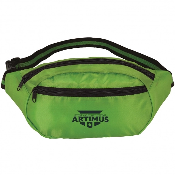 Lime Oval Promotional Fanny Pack
