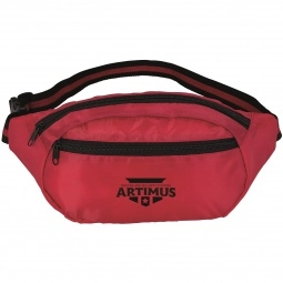 Red Oval Promotional Fanny Pack