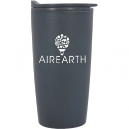 Gray - Colored Wheat Straw Promotional Tumbler w/ Lid - 20 oz.