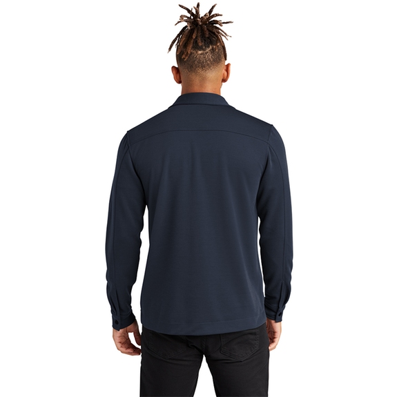 Back - Mercer + Mettle&#174; Double-Knit Custom Snap Jacket - Men's