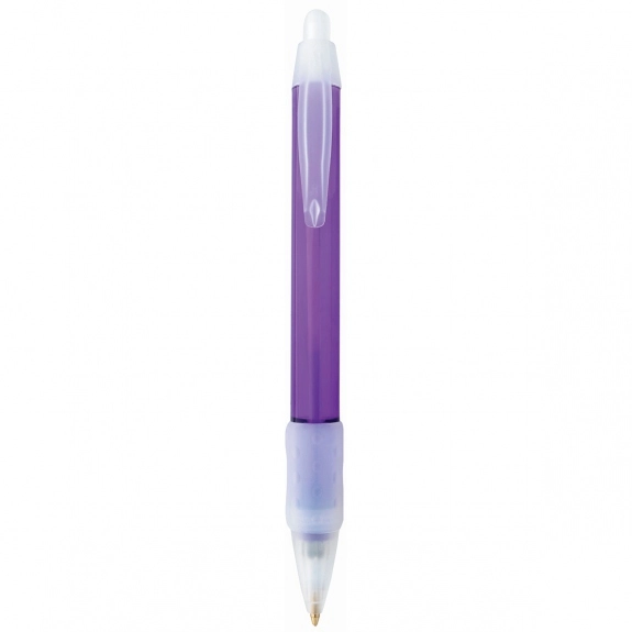 Purple Ice BIC WideBody Grip Retractable Ballpoint Imprinted Pen