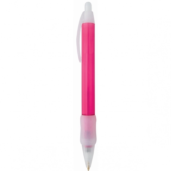 Pink Ice BIC WideBody Grip Retractable Ballpoint Imprinted Pen