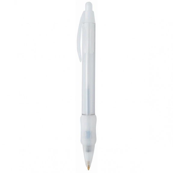 Clear Ice BIC WideBody Grip Retractable Ballpoint Imprinted Pen