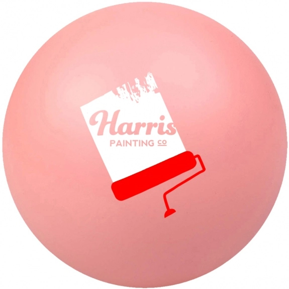 Pink Classic Round Custom Stress Balls
