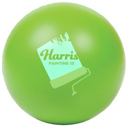 Lime Green Classic Round Custom Stress Balls