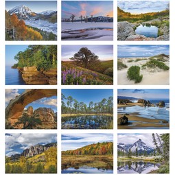 Months - America Landscapes - 13 Month Custom Calendar