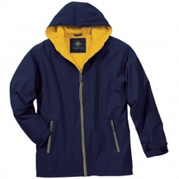 Navy/Gold Charles River Enterprise Nylon Custom Jacket - Men's