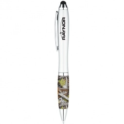 Camouflage Curvaceous Ballpoint Stylus Custom Pens