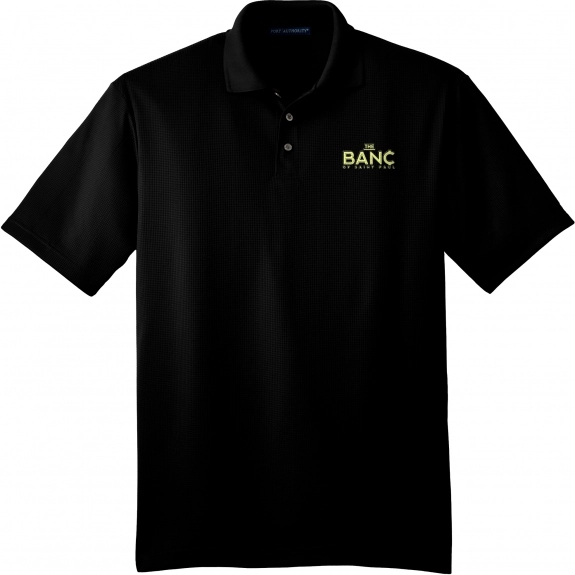 Black Port Authority Lightweight Custom Polo Shirts - Men's
