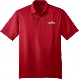 Rich Red Port Authority Lightweight Custom Polo Shirts - Men's