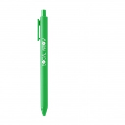Grass Green Full Color Vibrant Retractable Gel Custom Pen