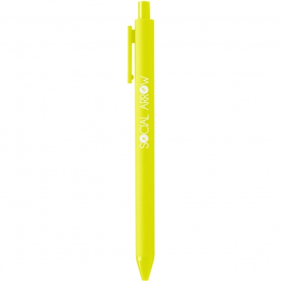 Citron Full Color Vibrant Retractable Gel Custom Pen