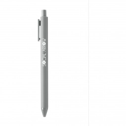 Gray Full Color Vibrant Retractable Gel Custom Pen