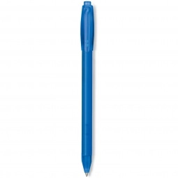 Trans. Bright Blue Paper Mate Sport Retractable Logo Pen