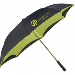 Lime - StrombergBrand Manual Inversion Custom Umbrella - 46"