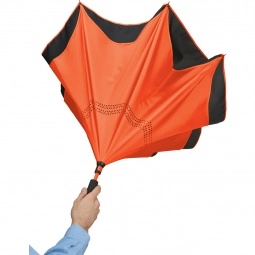 Open - StrombergBrand Manual Inversion Custom Umbrella - 46"