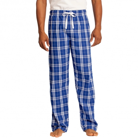 Deep Royal - District Flannel Plaid Promotional Pant - Men's