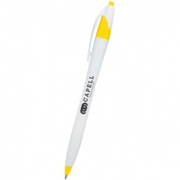 Yellow Antibacterial Javelin Custom Pen