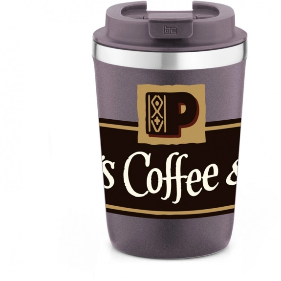Graphite Basecamp Stainless Steel Promotional Coffee Mug - 12 oz.