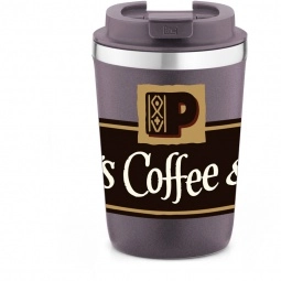 Graphite Basecamp Stainless Steel Promotional Coffee Mug - 12 oz.