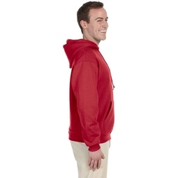 Side JERZEES NuBlend Fleece Logo Pullover Hooded Sweatshirt - Colors
