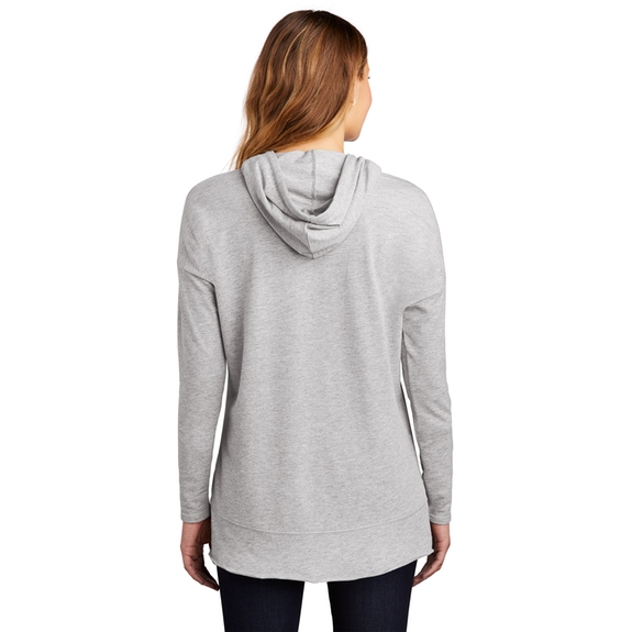 Back - District&#174; Featherweight Logo French Terry Hoodie - Women's