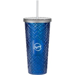 Blue - b.free Rainbow Custom Pint Glass - 22 oz.