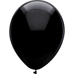 Crystal black - Biodegradable Imprintable Latex Balloons - 11"